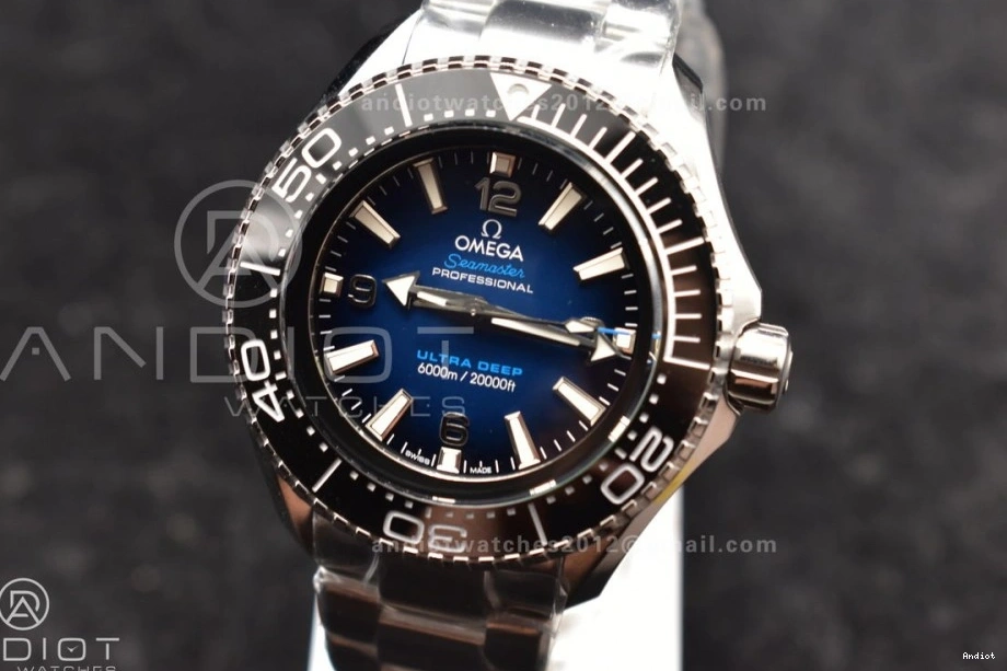 Edition SS Black SS Best A2824 on Bracelet Bezel Seamaster Blue 6000M Ultra Ceramic Deep Dial TF 1:1 0104
